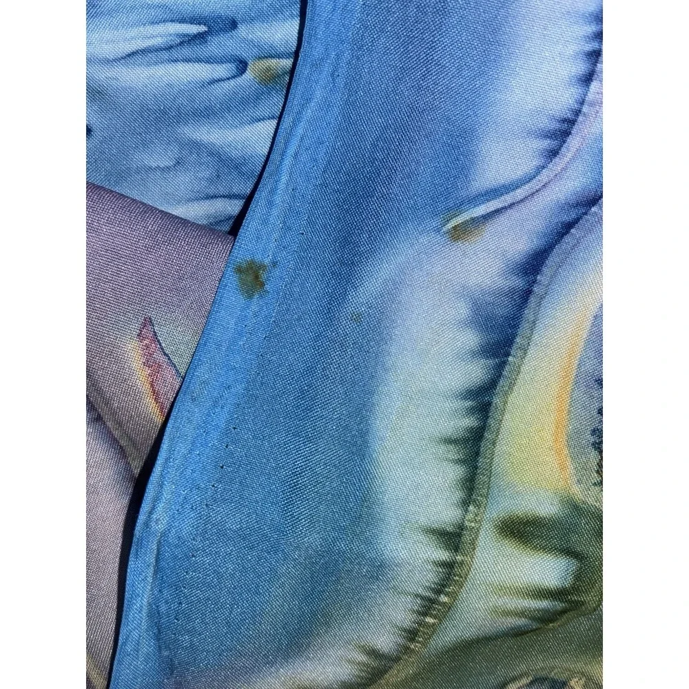 Sarong‎ Beach Wrap Dolphins Shawl Scarf Wall Decor Vibrant Blue Pink 43x72